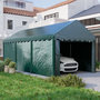 Voir la diapositive 2 : OUTSUNNY Carport tente de garage 3 x 6 m abri voiture exterieur avec 2 portes enroulables PE vert