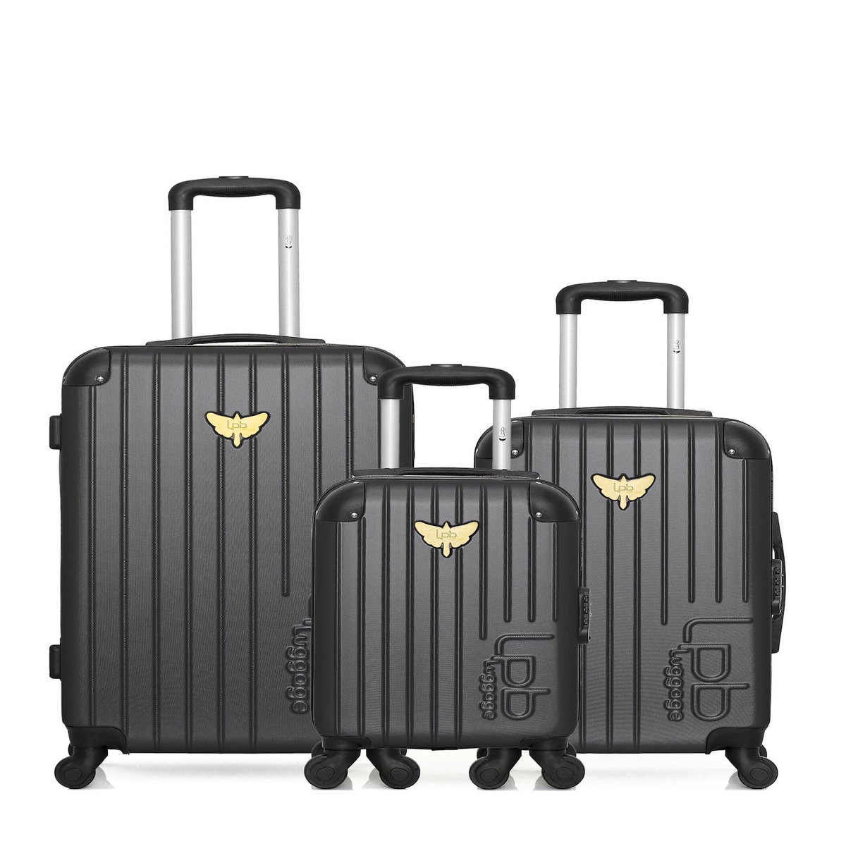 LES P'TITES BOMBES LPB LPB LUGGAGE - Lot de 3 - Valise weekend, valise cabine et valise cabine XXS MARIANNE