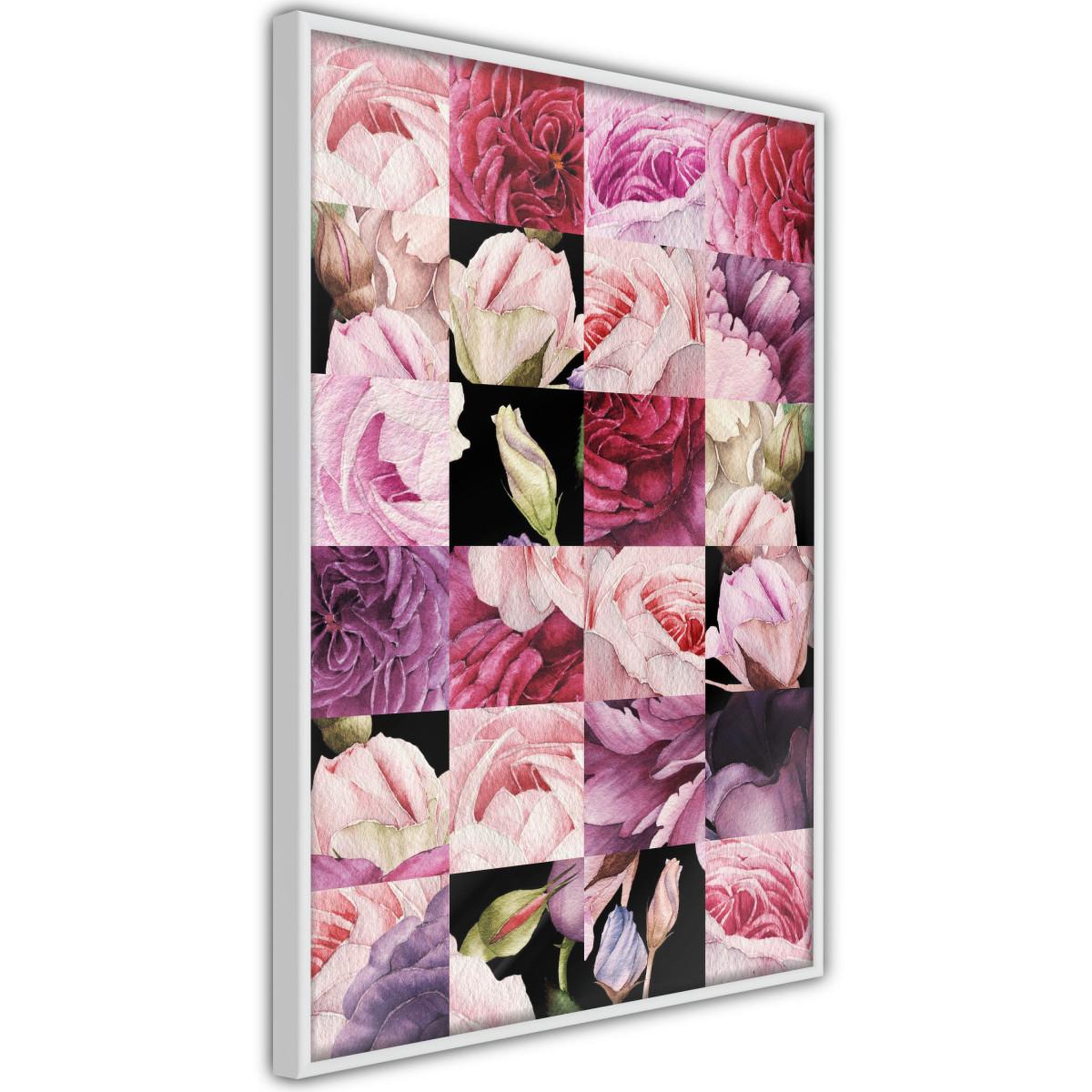 Paris Prix Affiche murale encadrée  floral jigsaw