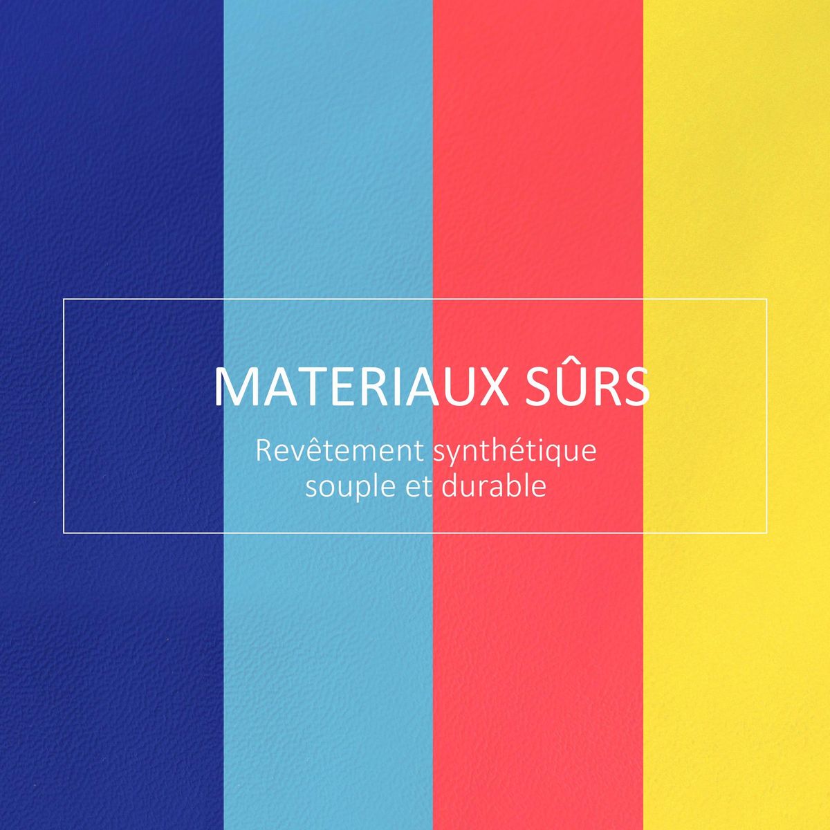 HOMCOM 4 blocs de construction en mousse XL - modules de motricité - jouets éducatifs - certifiés normes EN71-1-2-3 - mousse EPE revêtement PU bleu rouge jaune