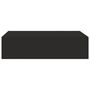 Voir la diapositive 4 : VIDAXL Etagere a tiroir murale noir 40x23,5x10 cm MDF