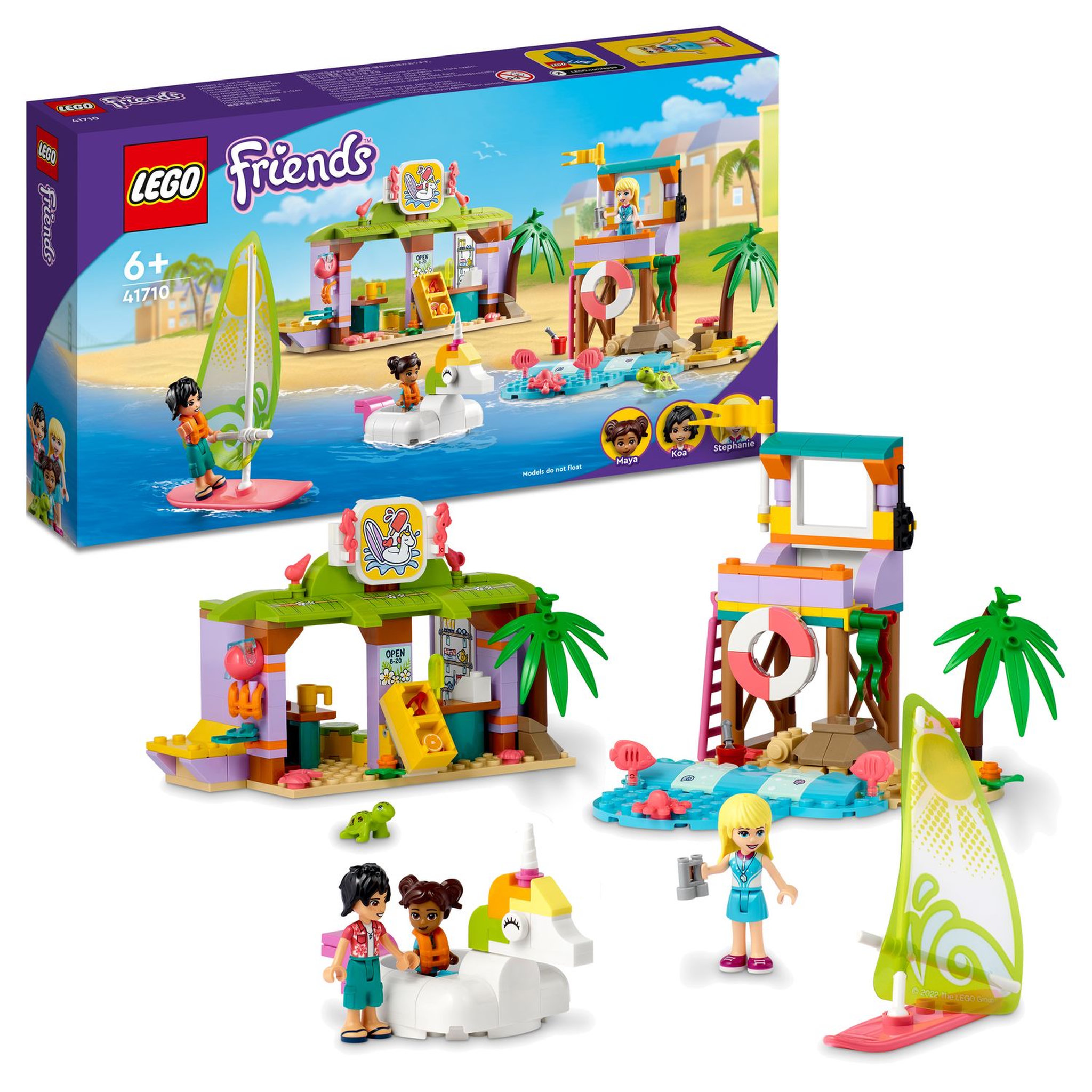 Voir la diapositive 2 : LEGO Friends 41710 Animation et Surf sur la plage
