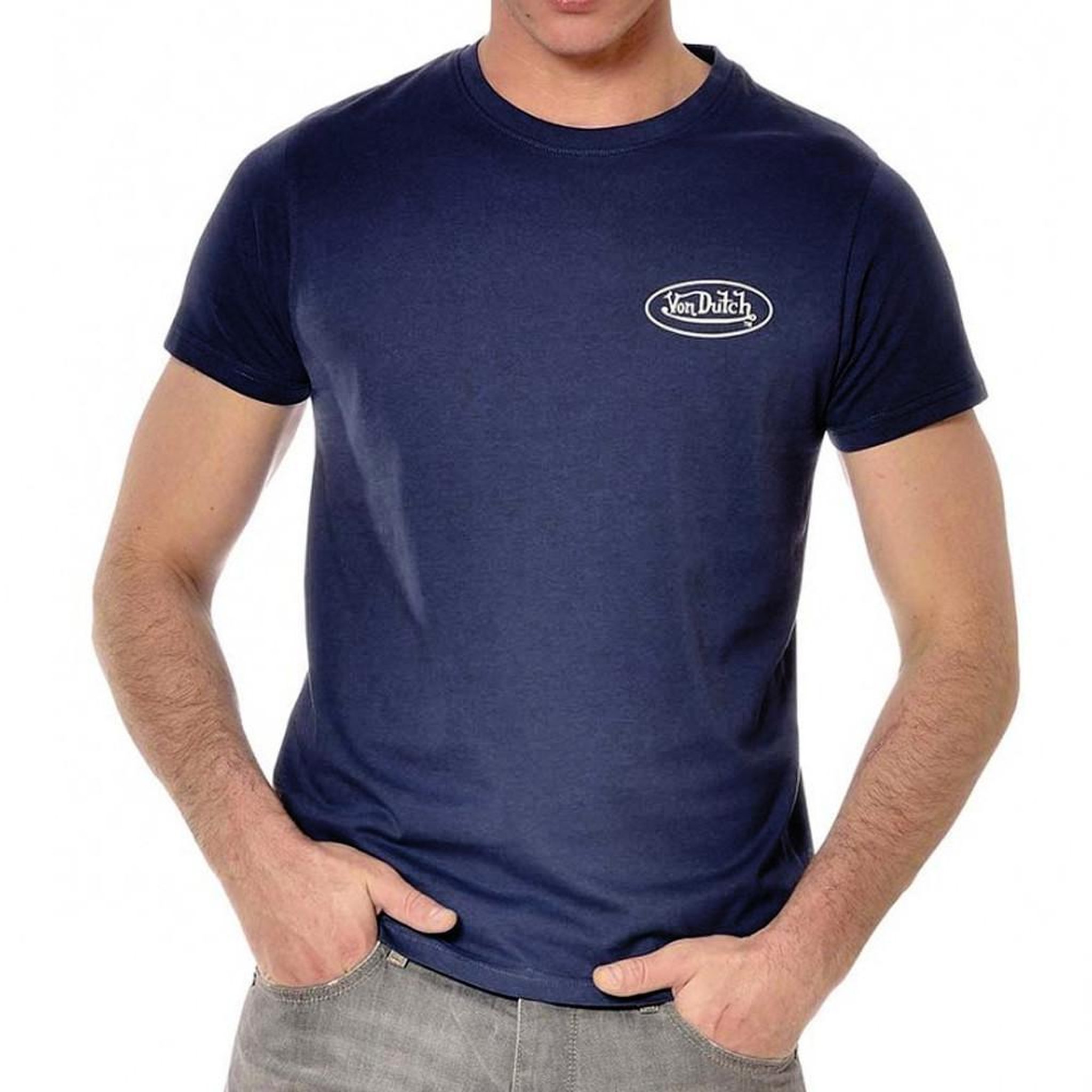 VON DUTCH T Shirt  Homme Von Dutch ART. Coloris disponibles : Bleu