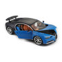 Voir la diapositive 2 : Bburago Bugatti chiron bleu 1/18e