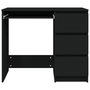 Voir la diapositive 5 : VIDAXL Bureau Noir 90x45x76 cm Bois d'ingenierie