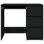 Voir la diapositive 5 : VIDAXL Bureau Noir 90x45x76 cm Bois d'ingenierie