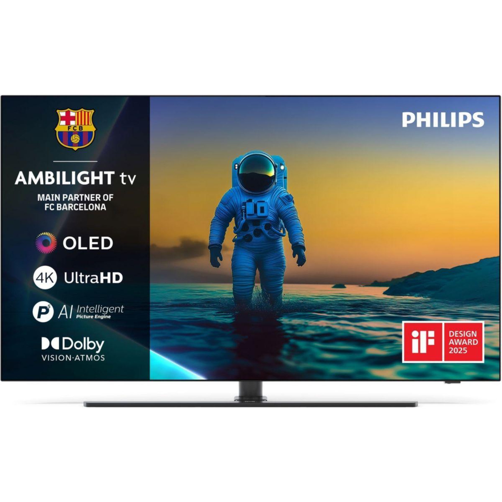 Voir la diapositive 2 : Philips TV OLED 65OLED850 Ambilight 2025 (164cm)