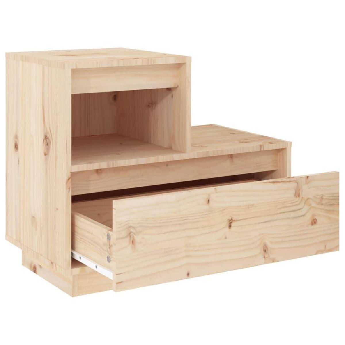 VIDAXL Table de chevet 60x34x51 cm Bois de pin solide