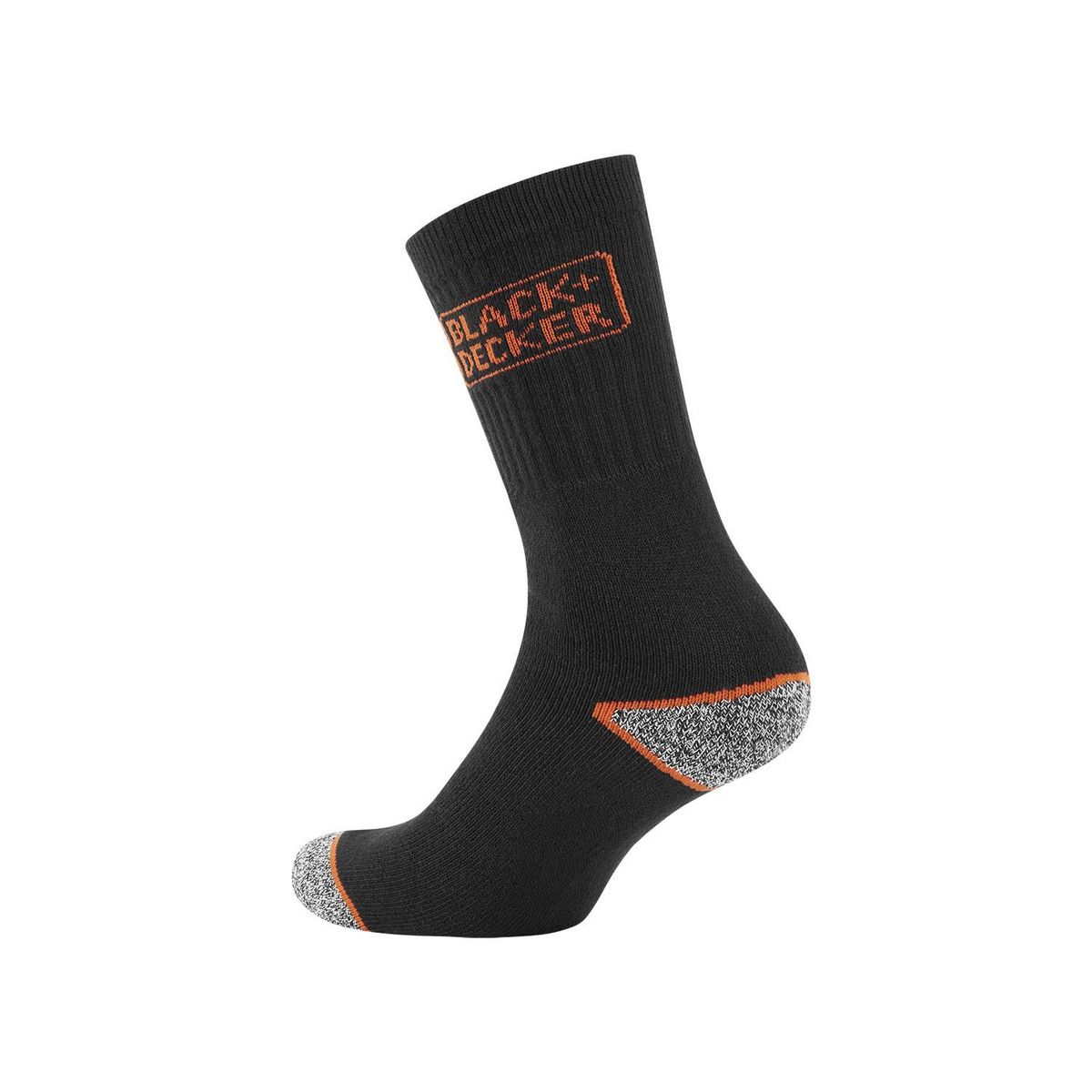 Black et Decker Lot de 6 Paires de Chaussettes hautes de travail TEK