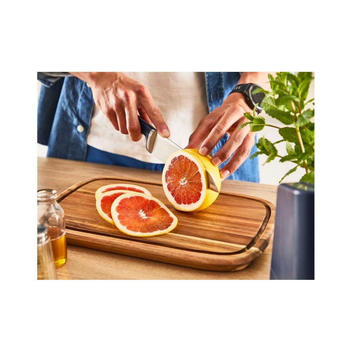 TEFAL Bloc couteaux EverSharp Pro 16.5cm avec aiguiseur