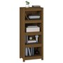 Voir la diapositive 4 : VIDAXL Bibliotheque Marron miel 50x35x125,5 cm Bois de pin massif