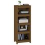 Voir la diapositive 4 : VIDAXL Bibliotheque Marron miel 50x35x125,5 cm Bois de pin massif