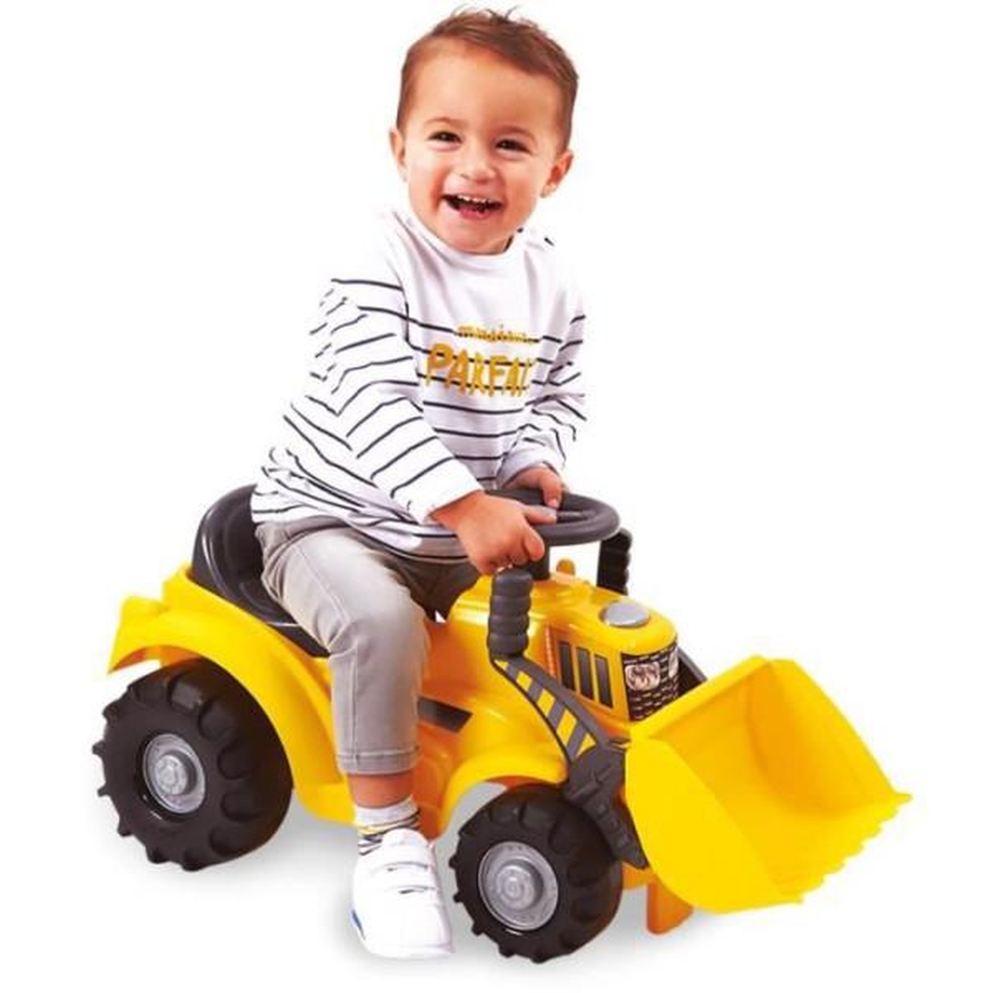 Voir la diapositive 2 : Ecoiffier Porteur Tracto pelle - ECOIFFIER - Jaune - Pour Enfant de 12 a 36 mois