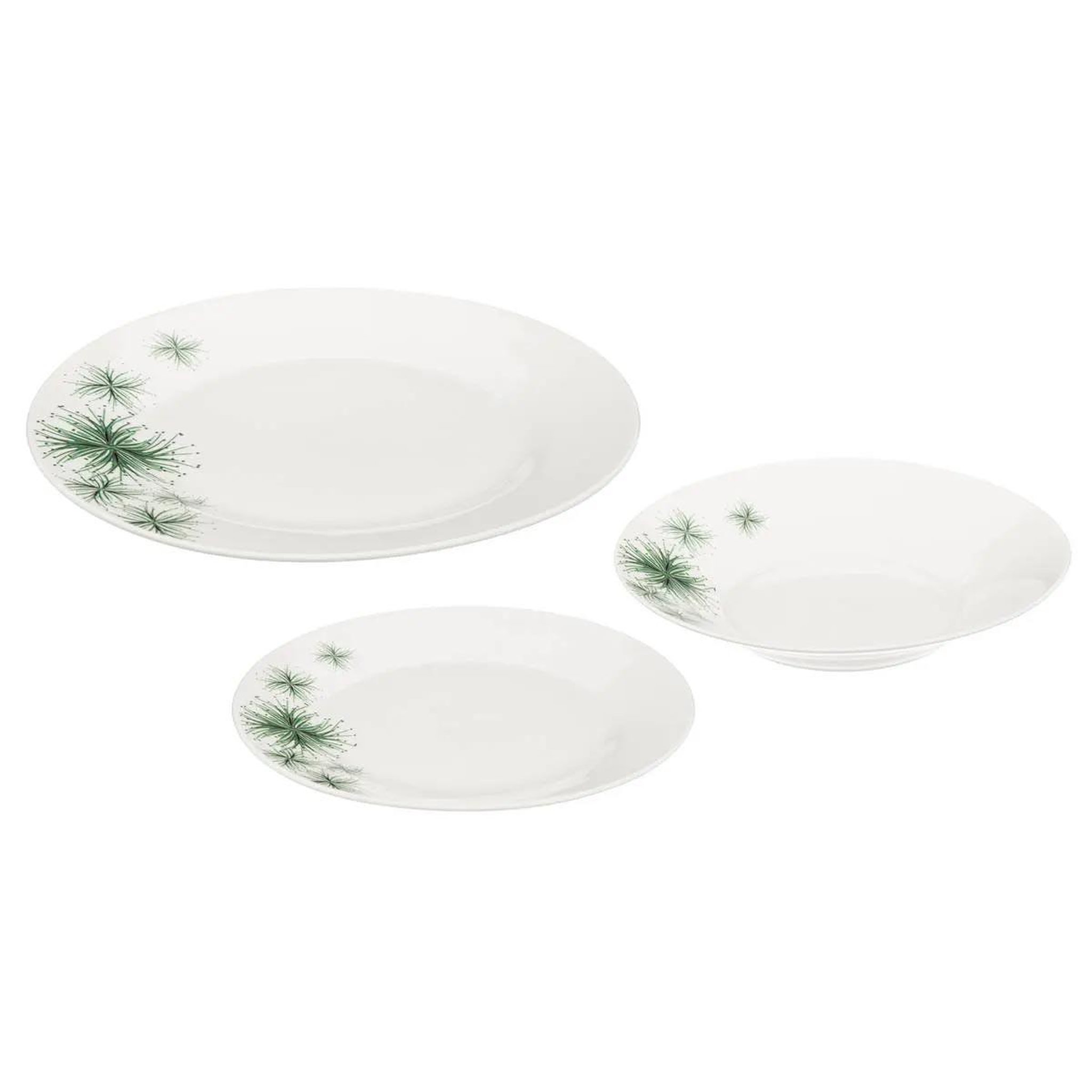 Voir la diapositive 1 : SECRET DE GOURMET Service de table 18 pièces  bengal  26cm blanc