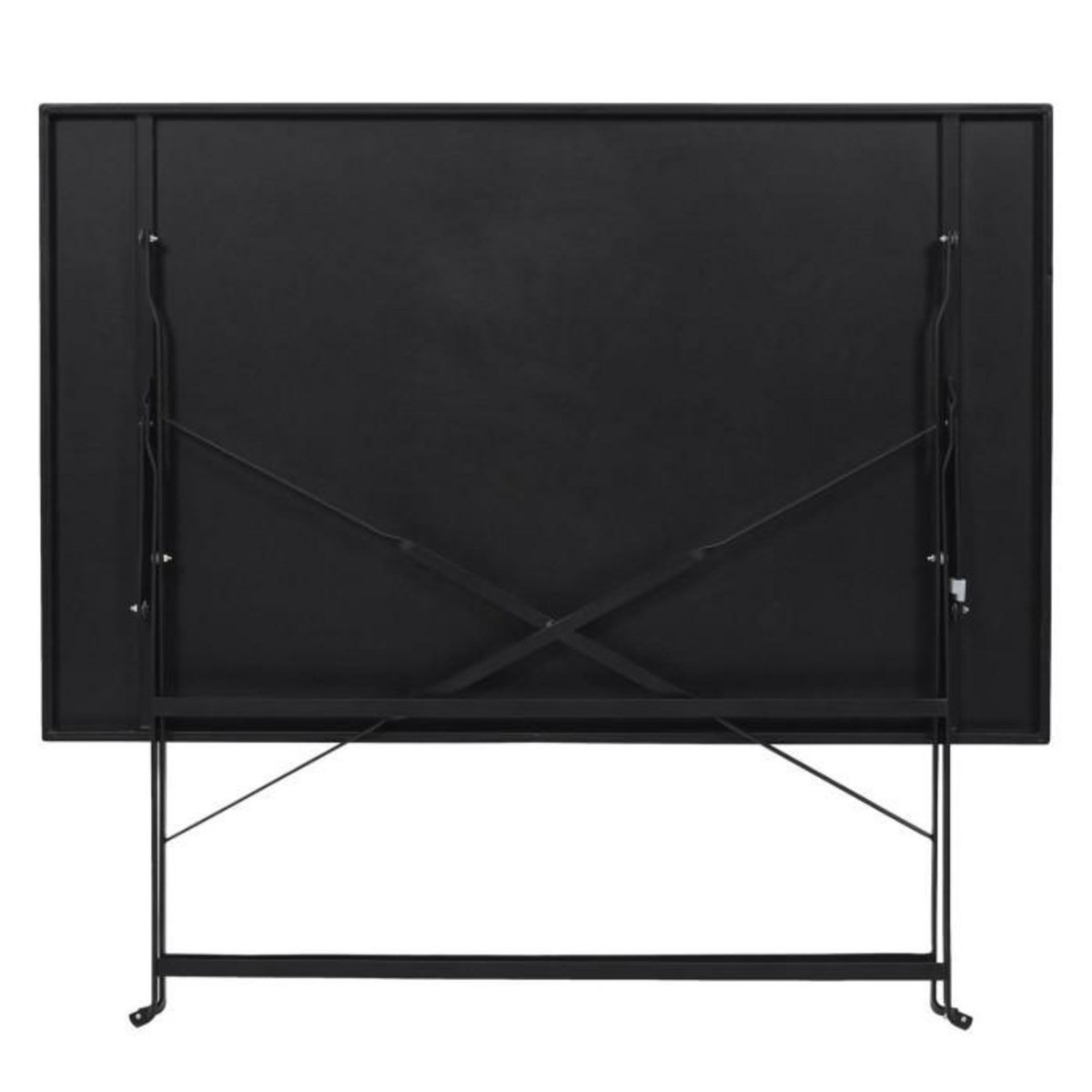 Paris Prix Table de Jardin Pliante  Palerme  110cm Noir