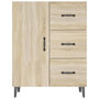 Voir la diapositive 5 : VIDAXL Buffet chene sonoma 69,5x34x90 cm bois d'ingenierie