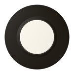 Legrand Plaque simple déco Dooxie, LEGRAND, noir velour