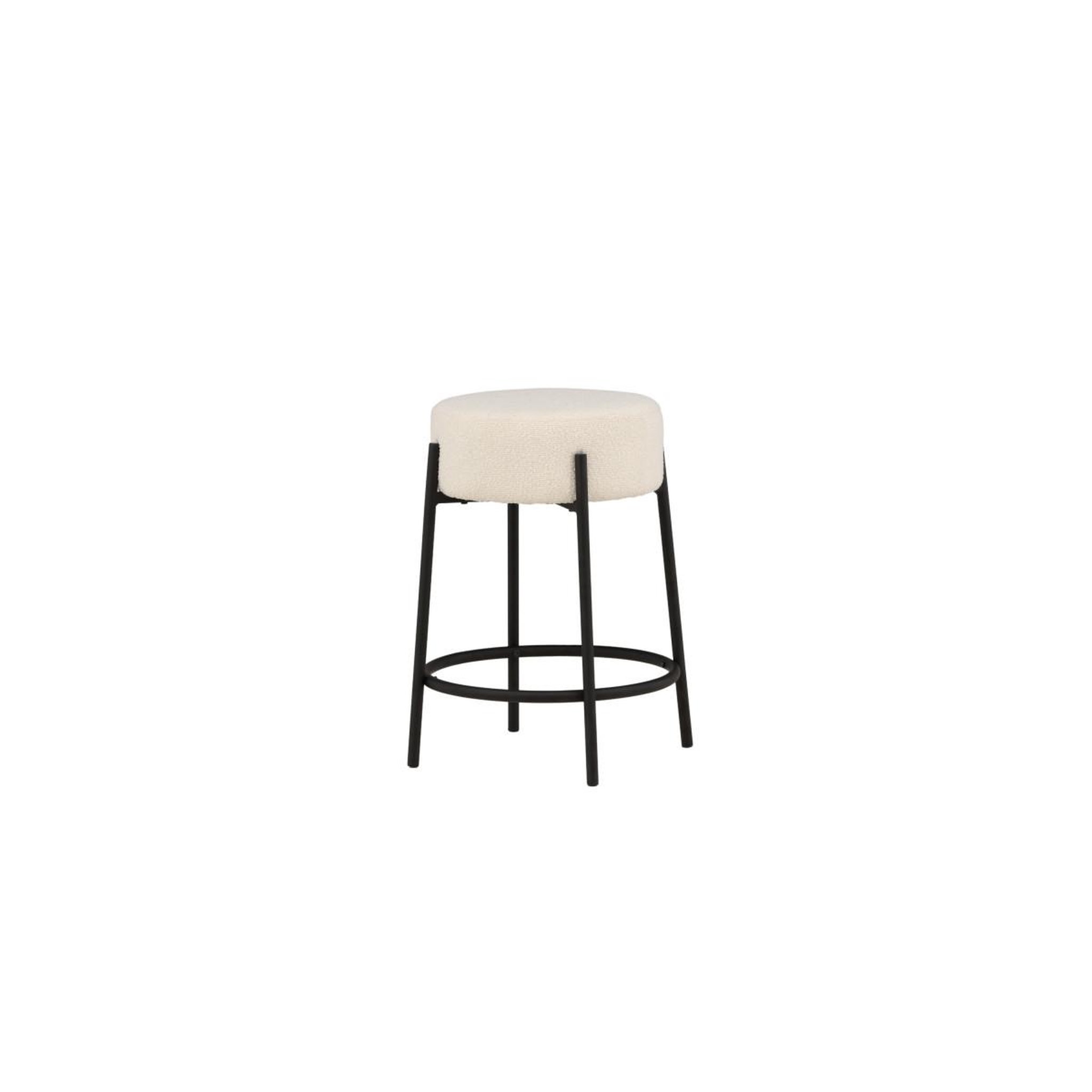 Voir la diapositive 3 : Paris Prix Tabouret de bar bouclette  tucson  60cm blanc