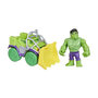 Voir la diapositive 2 : Marvel Figurine Marvel Hulk avec camion démolisseur