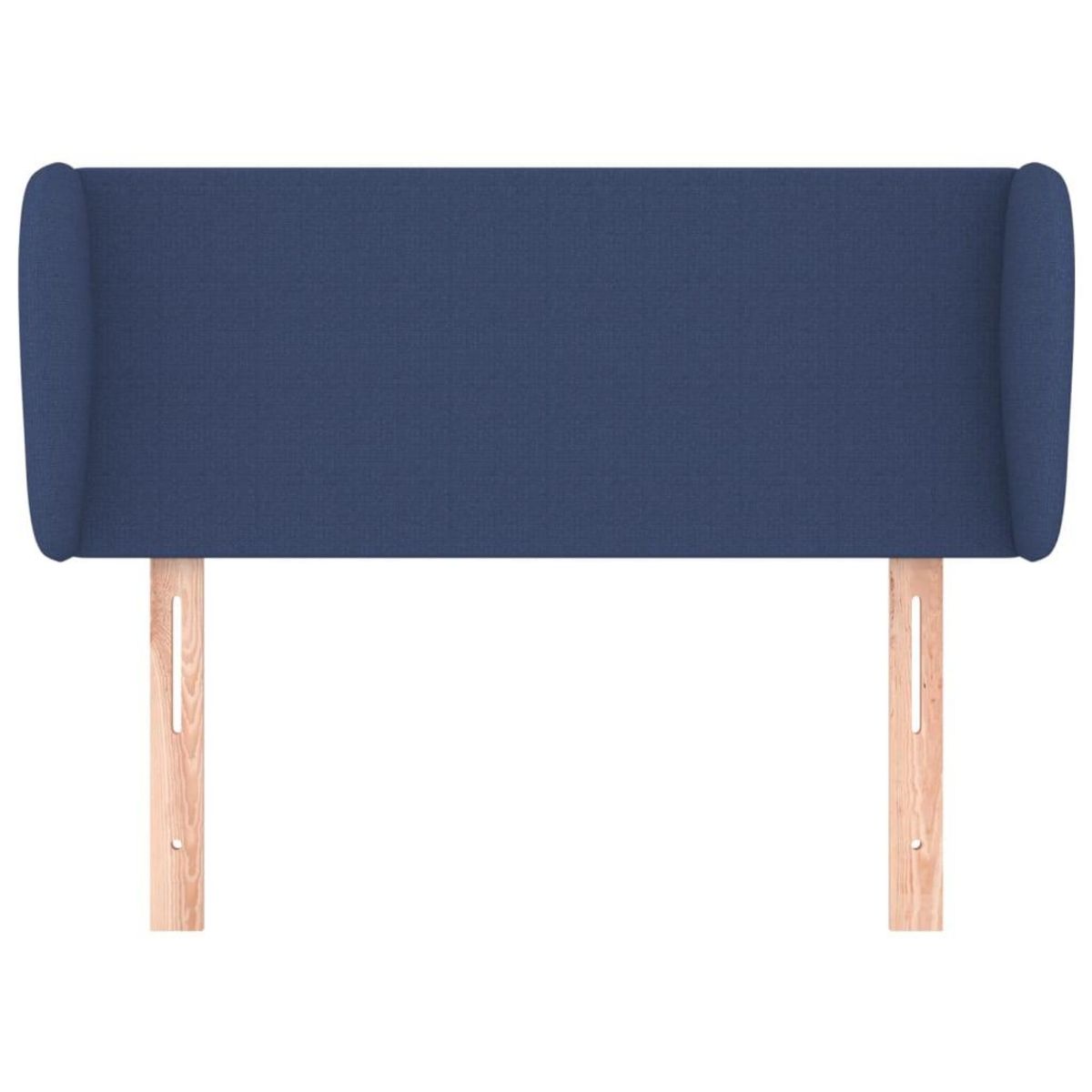 VIDAXL Tete de lit avec oreilles Bleu 93x23x78/88 cm Tissu