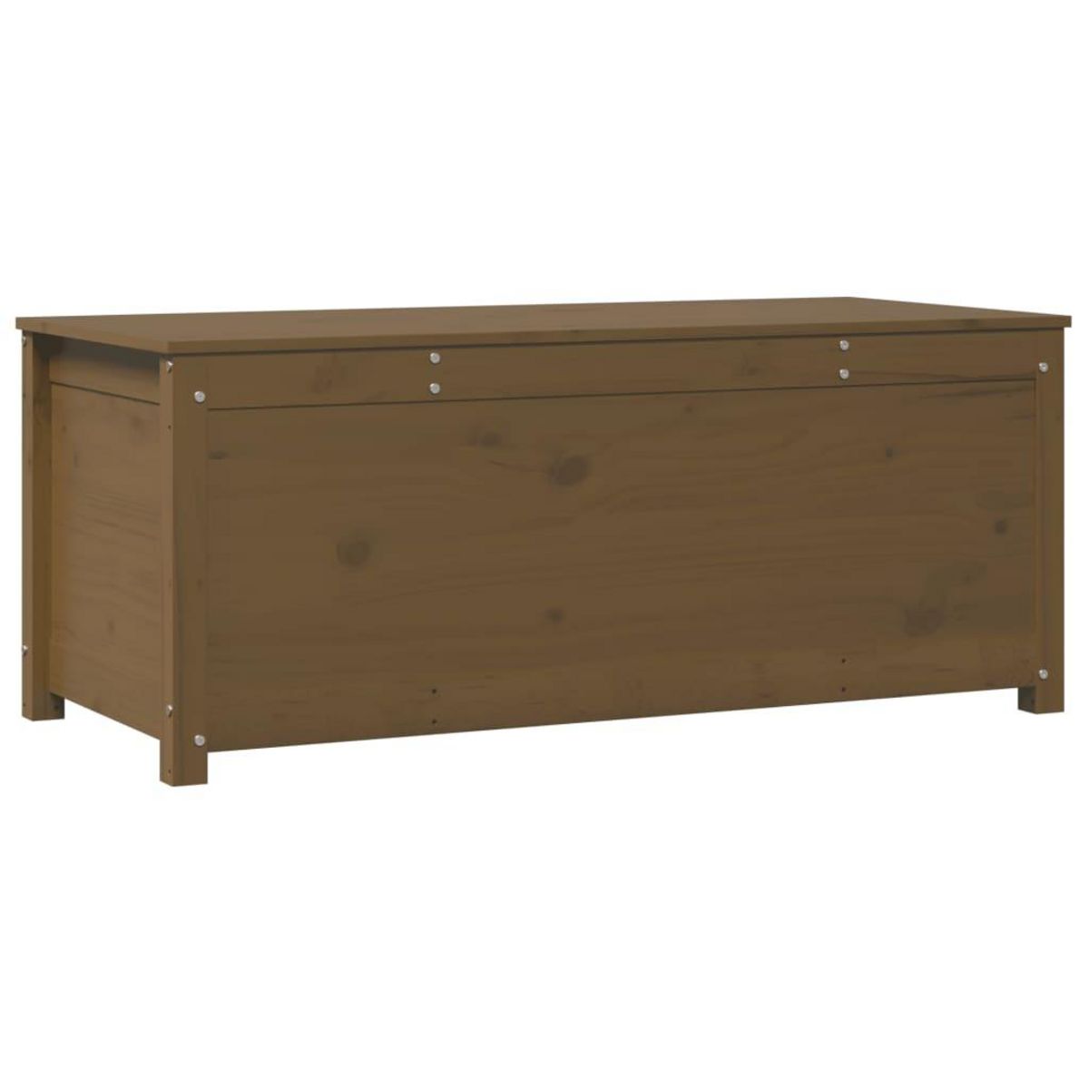 VIDAXL Boîte de rangement Marron miel 110x50x45,5cm Bois massif de pin