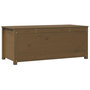 Voir la diapositive 2 : VIDAXL Boîte de rangement Marron miel 110x50x45,5cm Bois massif de pin