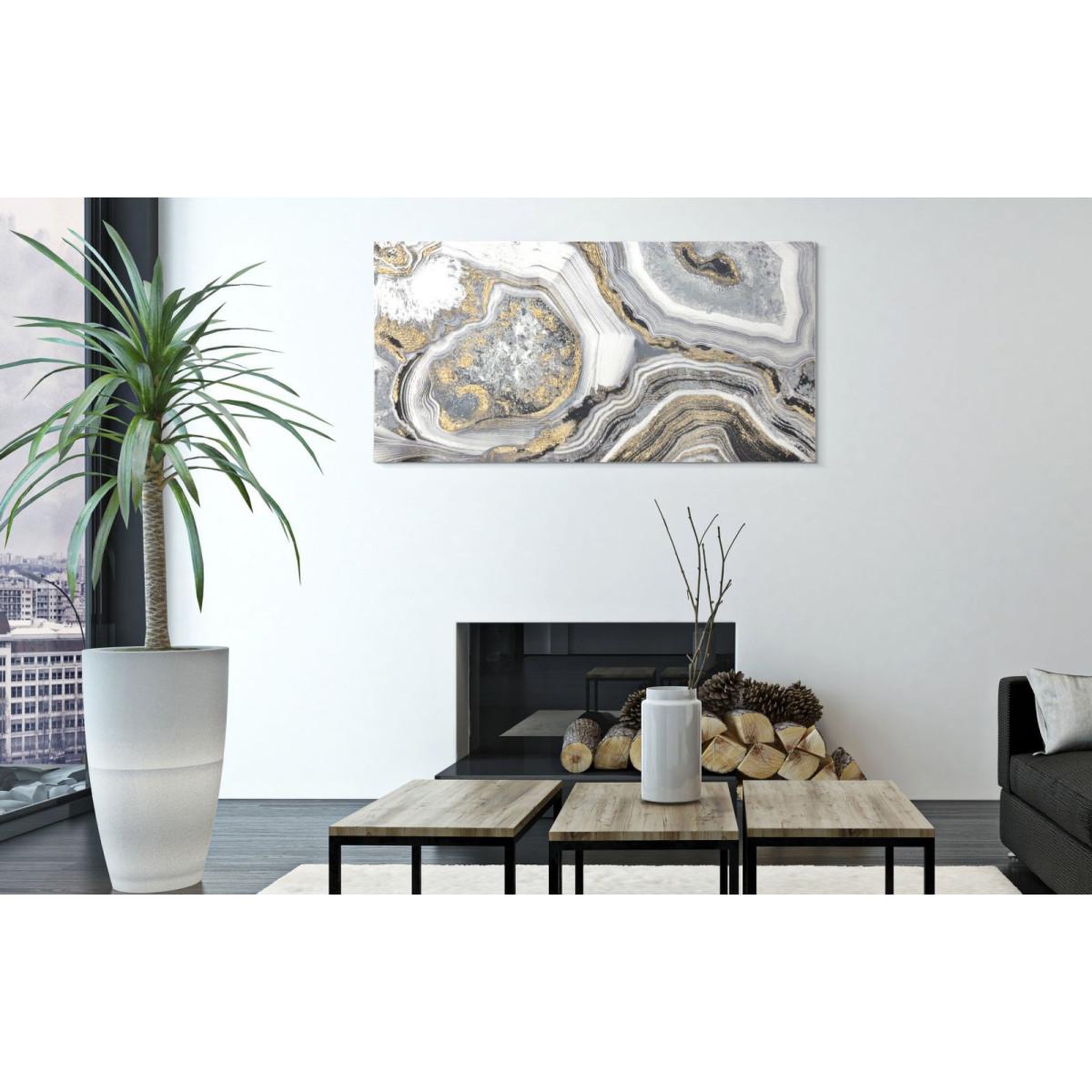 Voir la diapositive 5 : Paris Prix Toile peinture déco  cave  60x120cm multicolore
