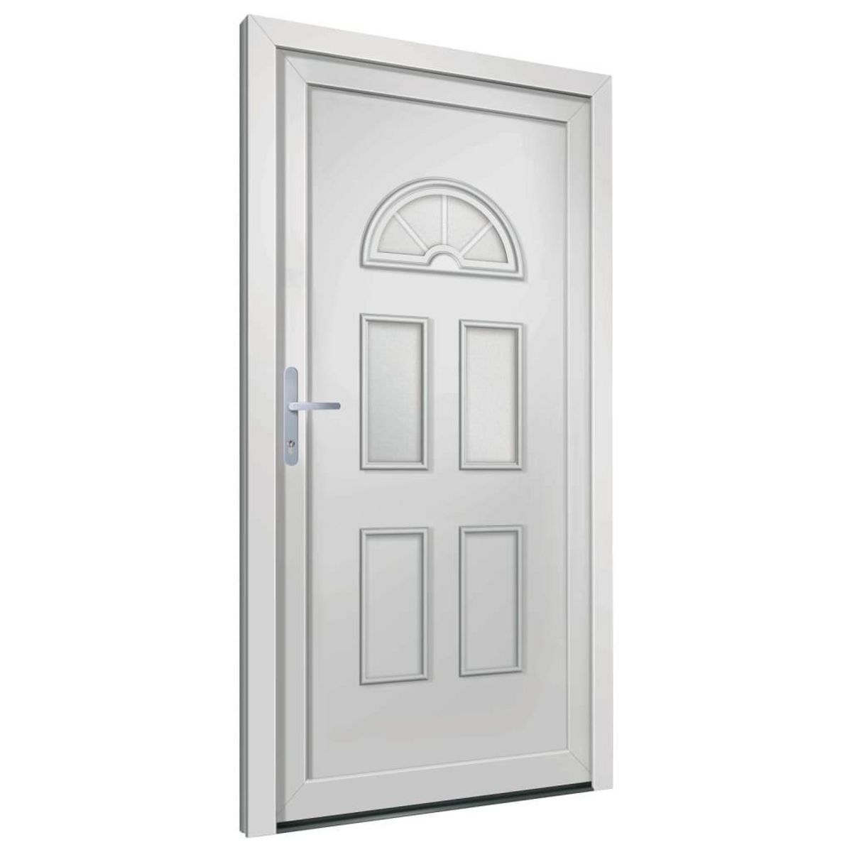 VIDAXL Porte d'entree Blanc 98x208 cm PVC