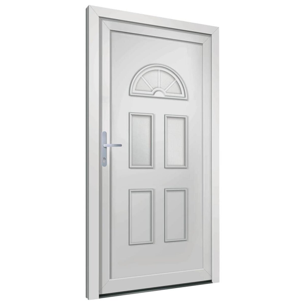 VIDAXL Porte d'entree Blanc 98x208 cm PVC