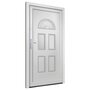 Voir la diapositive 4 : VIDAXL Porte d'entree Blanc 98x208 cm PVC