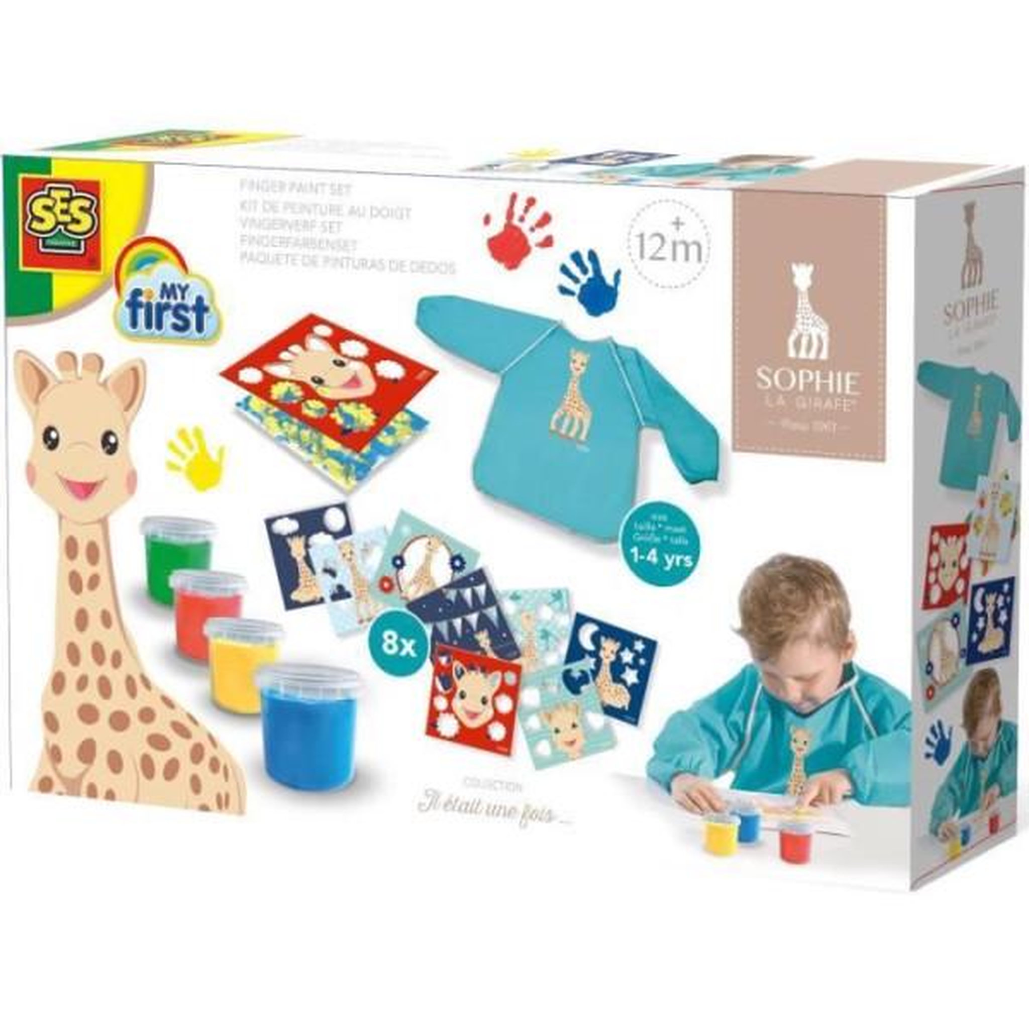 Voir la diapositive 1 : SES Creative SOPHIE LA GIRAFE Kit de peinture au doigt