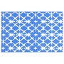 VIDAXL Tapis d'exterieur Bleu et blanc 160x230 cm PP