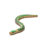 KEYCRAFT Figurine Keycraft Serpent en bois Vert et Beige