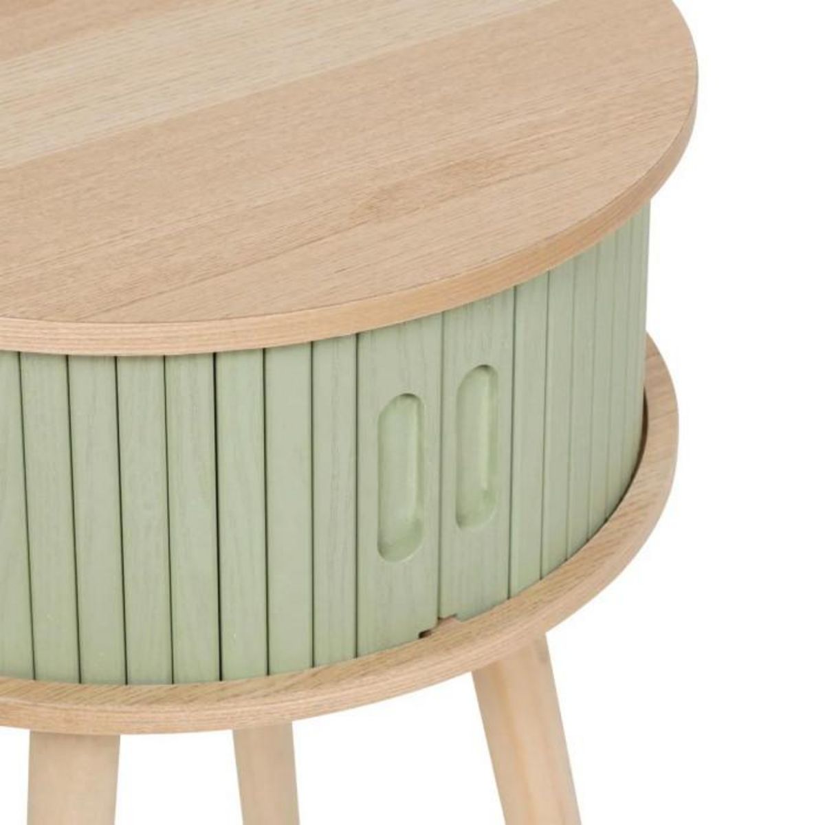 ATMOSPHERA Table de Chevet 2 Portes  Nysos  54cm Vert