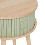 Voir la diapositive 3 : ATMOSPHERA Table de Chevet 2 Portes  Nysos  54cm Vert