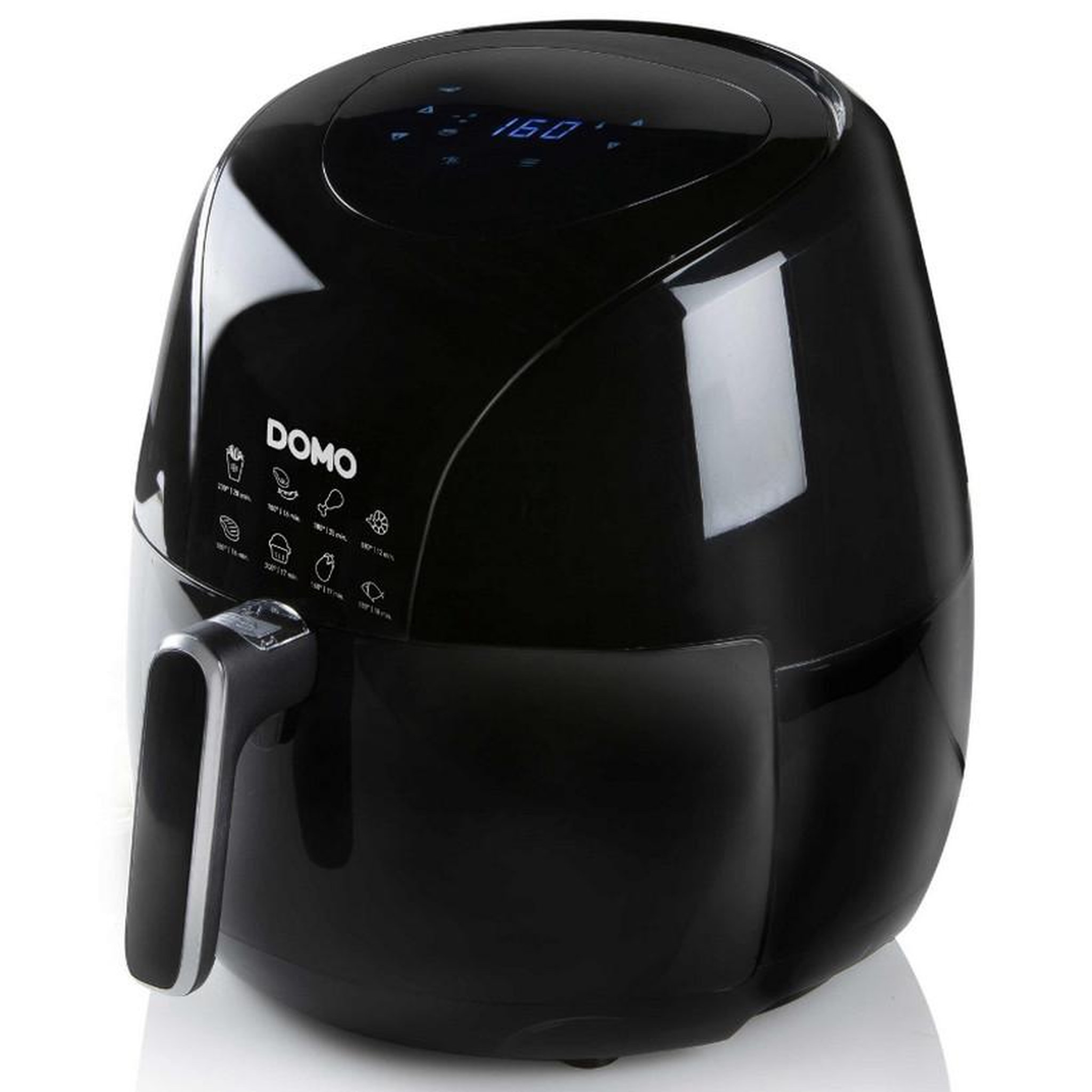 Voir la diapositive 2 : Domo Friteuse sans huile 5.5l 2000w noir - do533fr