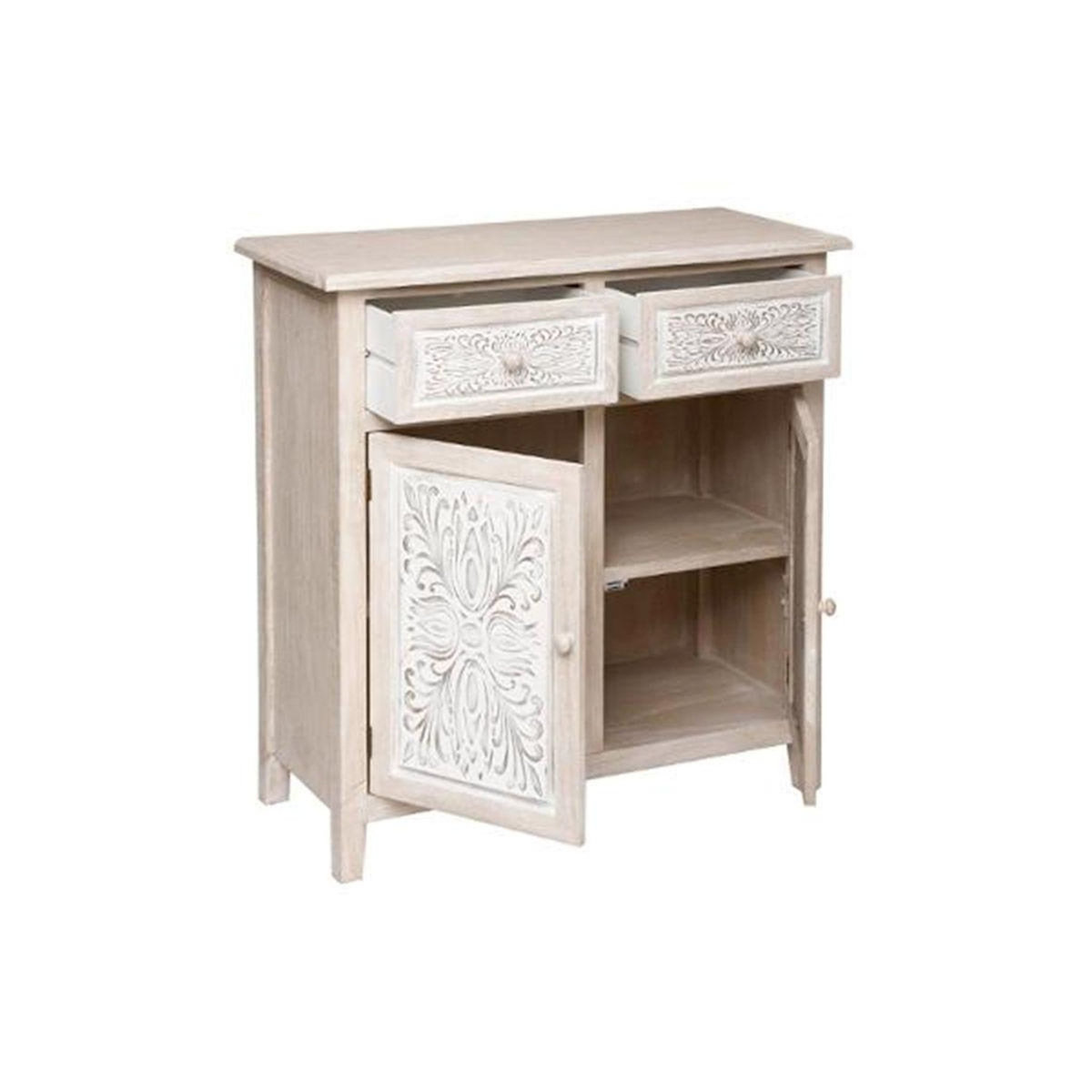 ATMOSPHERA Buffet 2 Portes & 2 Tiroirs  Hina  85cm Naturel