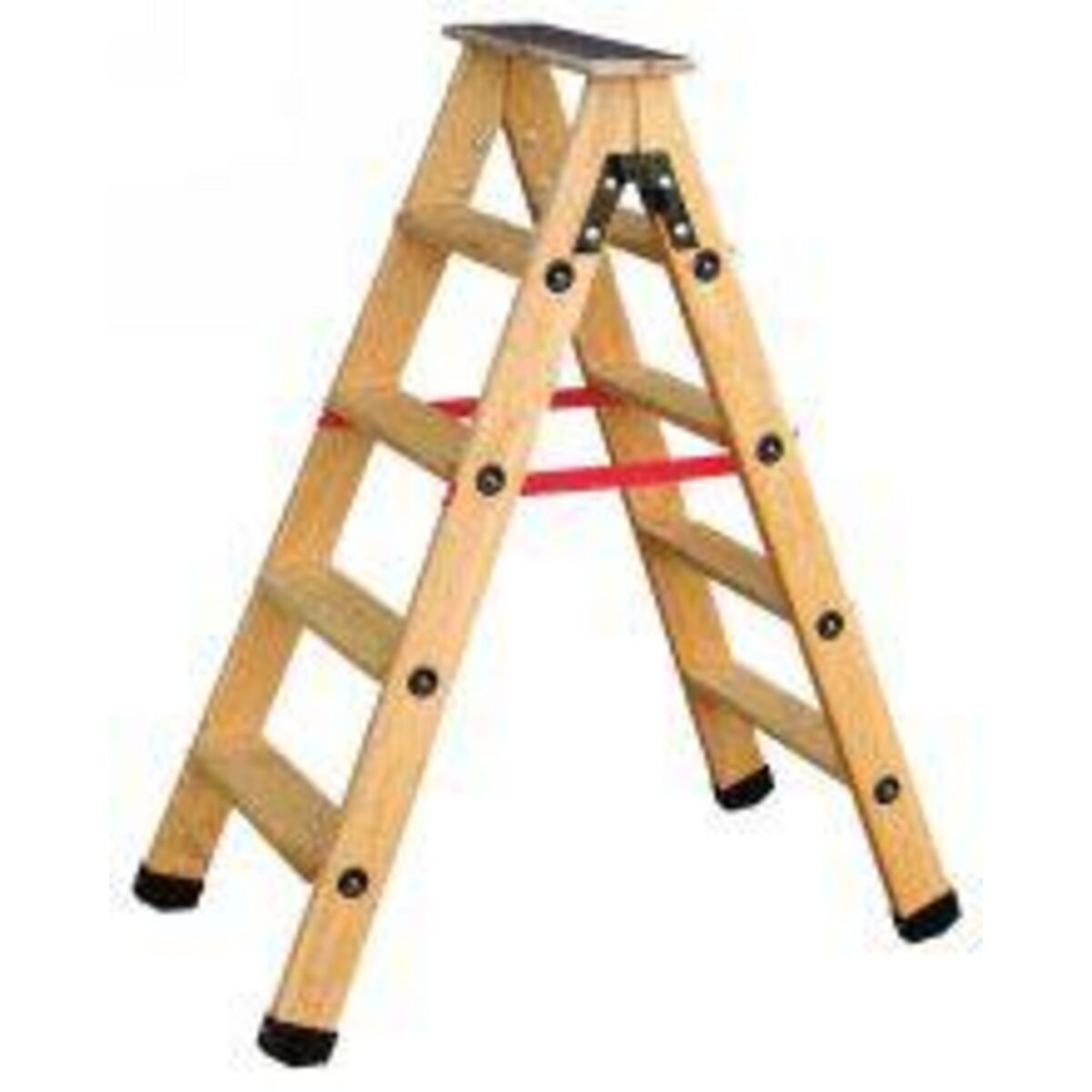 OUTIFRANCE Escabeau double plans à sangle 5 marche + tablette