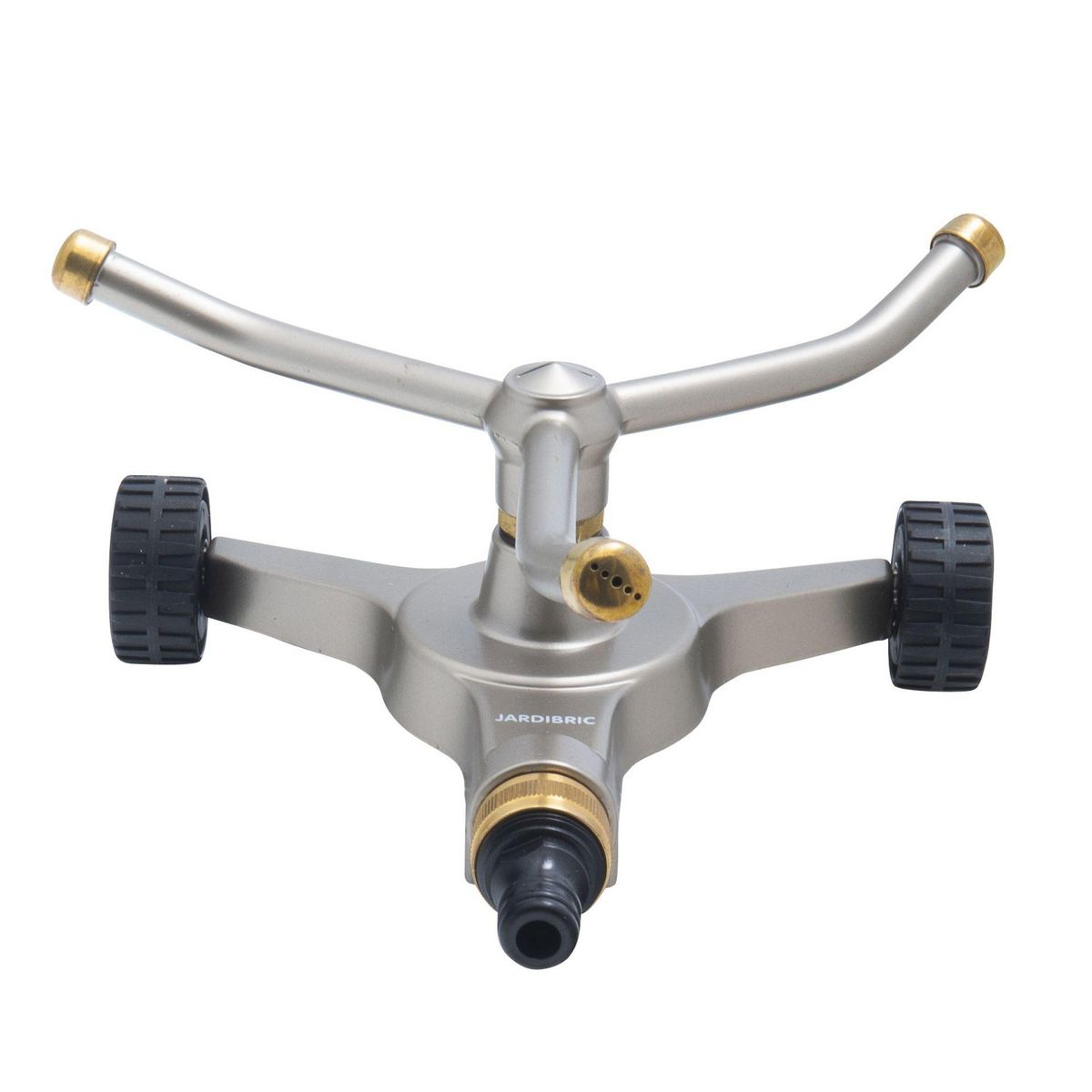 Jardibric Arroseur rotatif 3 bras sur roues