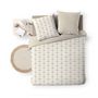 Voir la diapositive 6 : Paris Prix Parure de Lit 3 Pièces  Brianna  260x240cm Beige