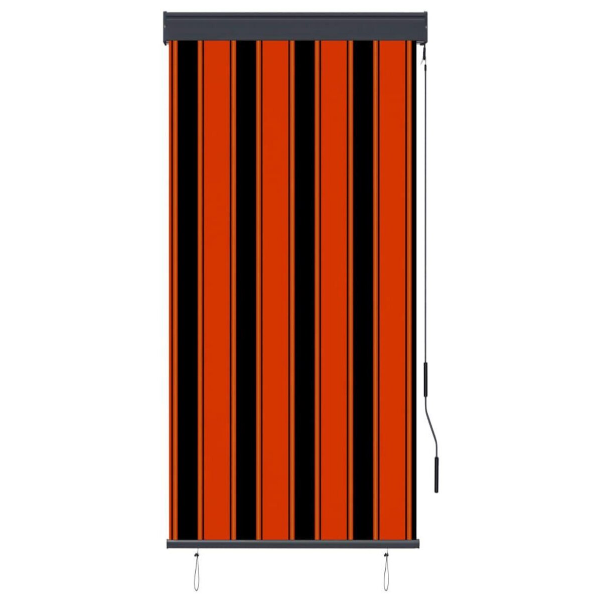 VIDAXL Store roulant d'exterieur 80x250 cm Orange et marron