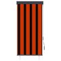 Voir la diapositive 2 : VIDAXL Store roulant d'exterieur 80x250 cm Orange et marron