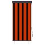 Voir la diapositive 2 : VIDAXL Store roulant d'exterieur 80x250 cm Orange et marron