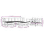 Voir la diapositive 6 : VIDAXL Salon de jardin 7 pcs bois de pin impregne
