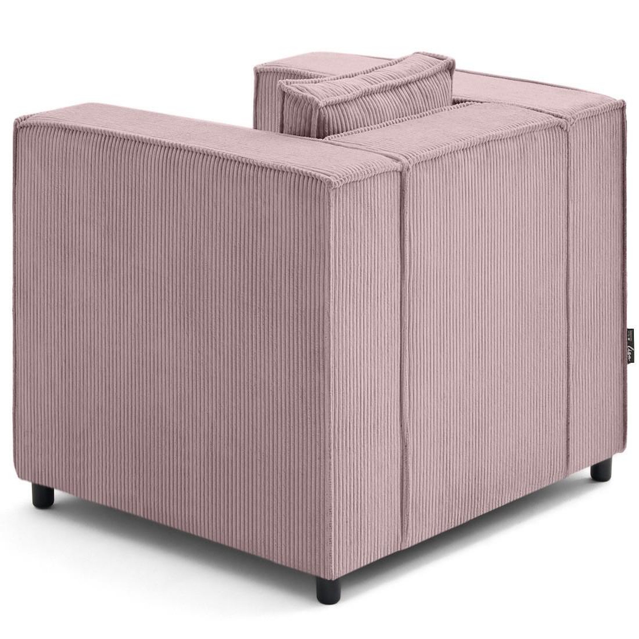 Voir la diapositive 4 : LISA DESIGN Stella - fauteuil en velours côtelé