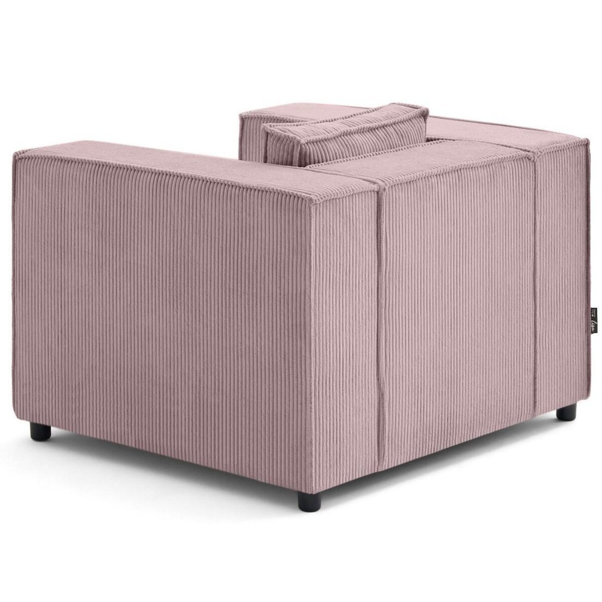 LISA DESIGN Stella - fauteuil en velours côtelé