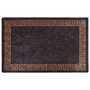 Voir la diapositive 1 : VIDAXL Tapis lavable antiderapant 160x230 cm noir et dore