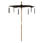 Paris Prix Parasol avec Pompons  Clark  253cm Noir