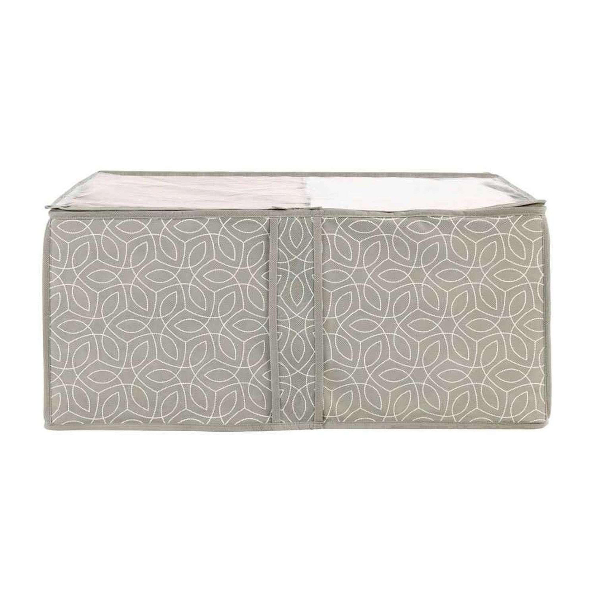 Voir la diapositive 5 : Wenko Boite de rangement rectangulaire - 55 x 40 x 20 cm - beige