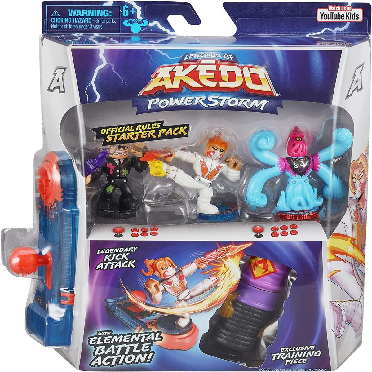 MOOSE TOYS Pack Starter Powerstorm Kick Attack - Akedo